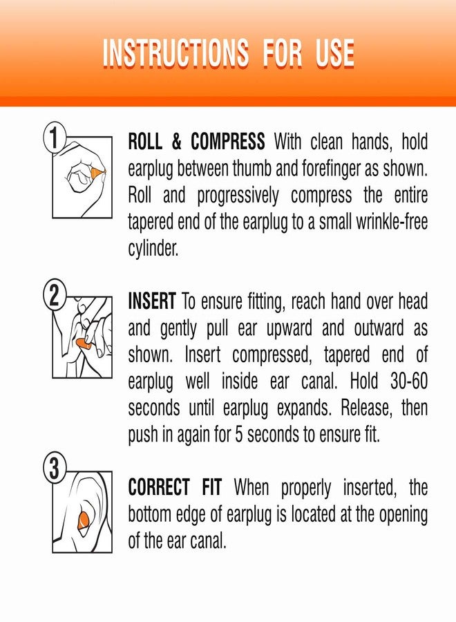 MOLDEX Soft Foam Earplugs 100 Pairs Softies® Ear Plugs for Sleeping, Snoring, Work, Travel, Shooting -33dB Highest NRR Made in USA - Image 5
